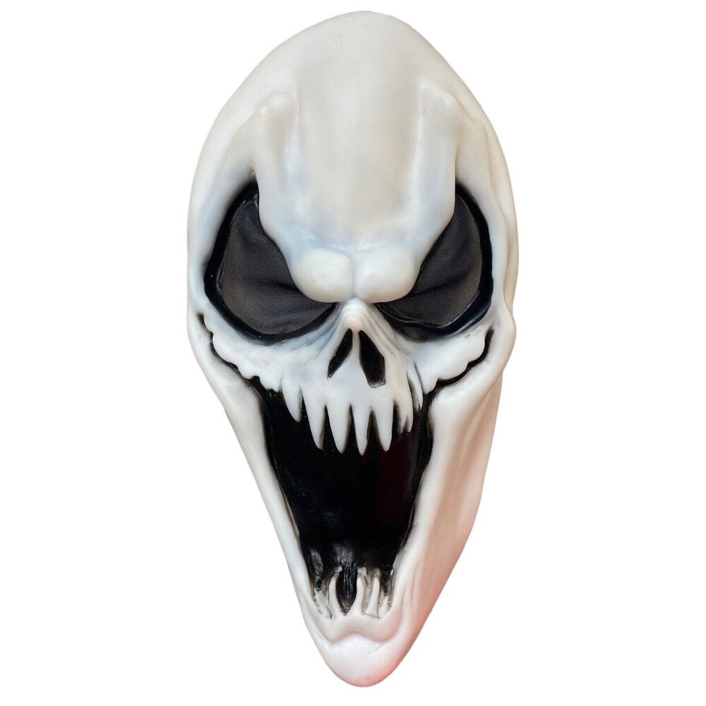 Vtg Easter Unlimited Inc Viper Ghost Face Scream Halloween Mask Scream Spooky